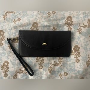 Black Roots Wristlet Wallet